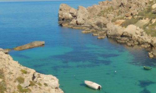 Farthest tip of island near movie set
