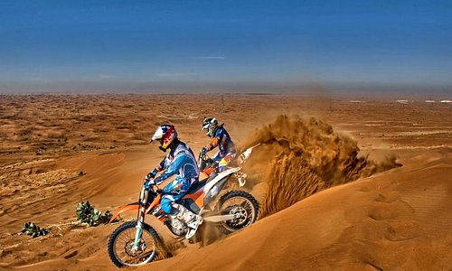 Desert ride in the desert of Dubai