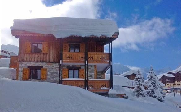 A classic ski chalet