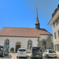 The outside of the French Church
