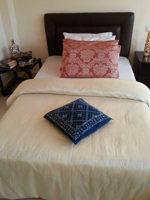 Zaman Ya Zaman Boutique Hotel in Amman, image may contain: Cushion, Home Decor, Pillow, Bed