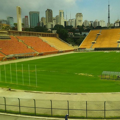 Brazil's famous soccer stadiums' attire