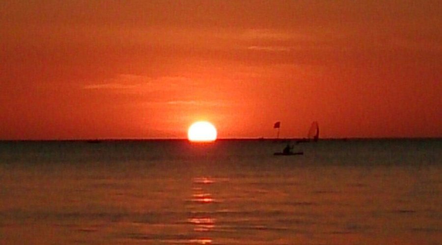 Nice view to looks sunset