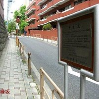 無縁坂と坂名標