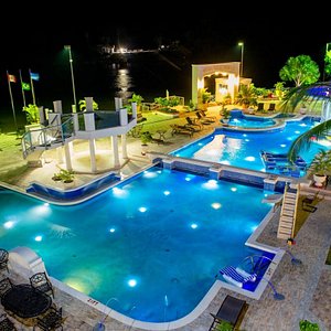 Night View Of Our Pool