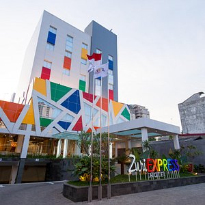 Hotel Zuri Express Mangga Dua in Jakarta, image may contain: Hotel, City, Neighborhood, Shopping Mall