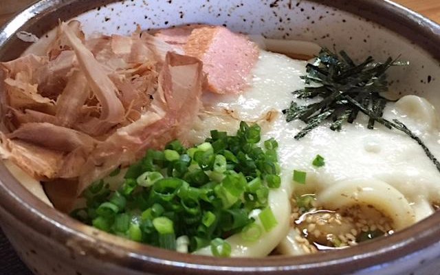 とろろぶっかけ温かい