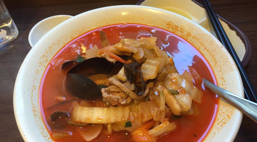 チャンポンパプですがちょっとだけ麺も入ってます（笑）