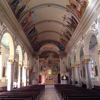 Interior da igreja N. Sra. do Rosário