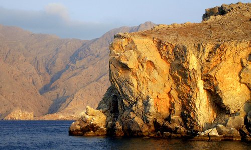 Musandam - the golden rock