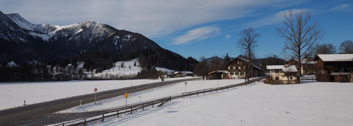 Bayrischzell im Winter Ortsteil Osterhofen