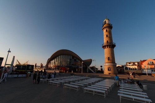 Leuchtturm Warnemünde Ostsee Poly Modell Souvenir Germany Lighthouse 