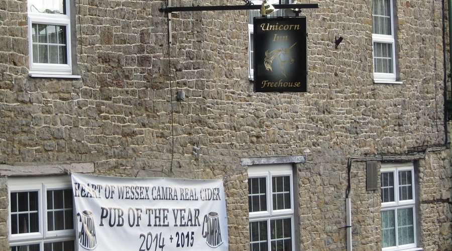 the outside of the pub