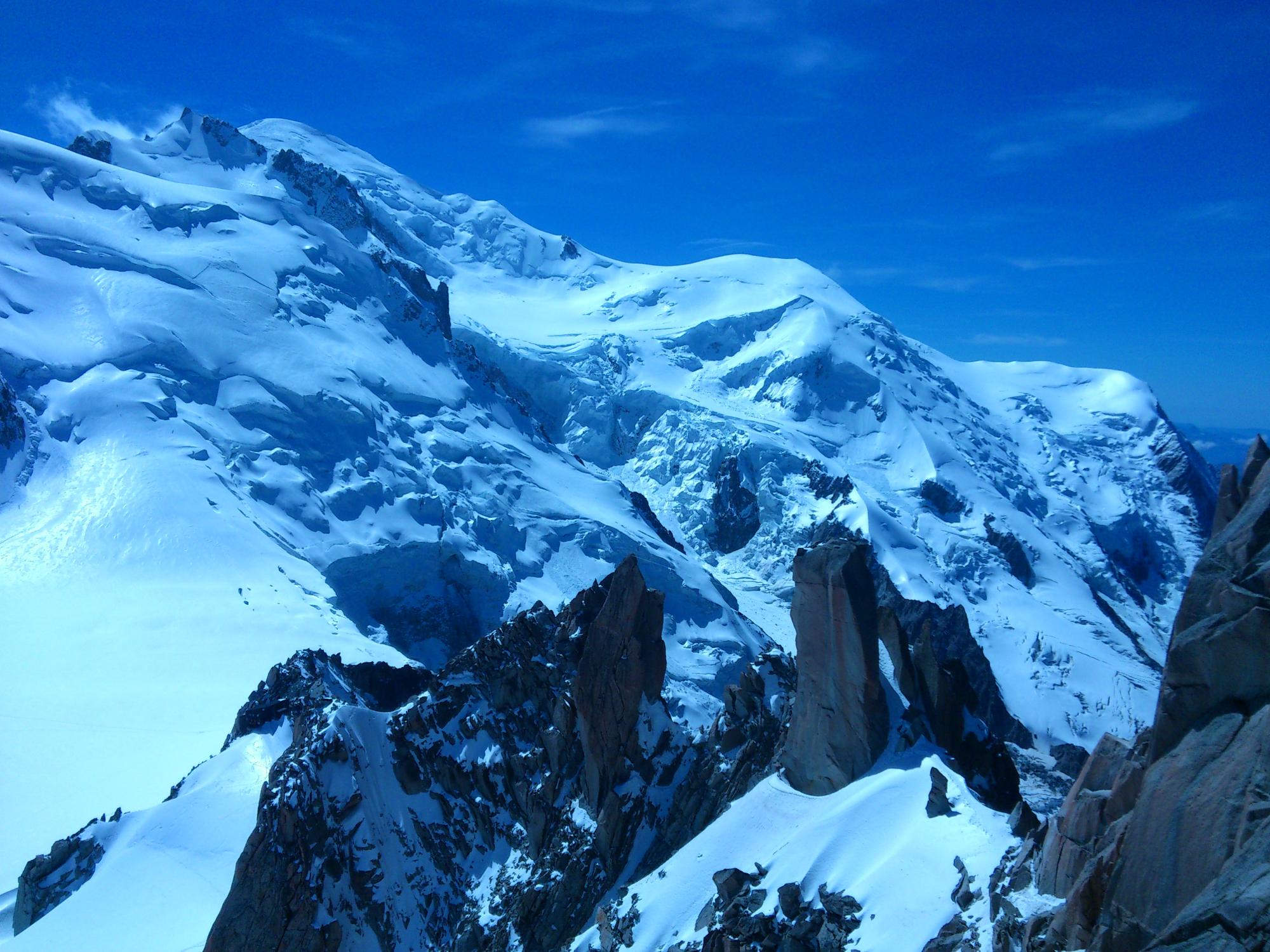 France's highest mountain, Mont Blanc, has shrunk again