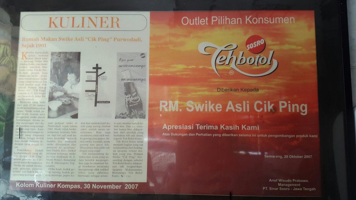 SWIKEE ASLI PURWODADI - Restaurant Reviews, Photos & Phone Number ...