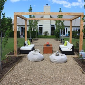 fire pit area