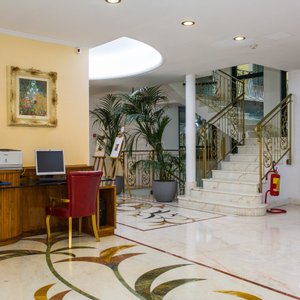 Lobby at the Marconi Hotel
