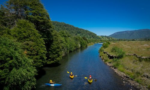 kayak in River Cautin