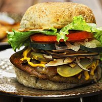 Coconut Bacon Cheeseburger @ LuvBurger
