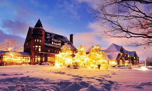 Belhurst Castle in the Winter - Geneva, NY