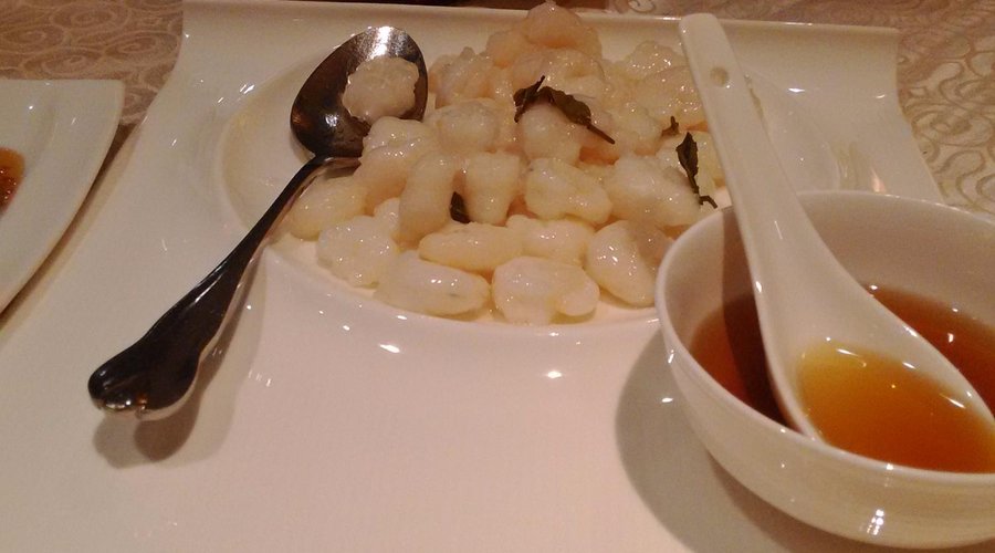 エビの龍井茶炒め