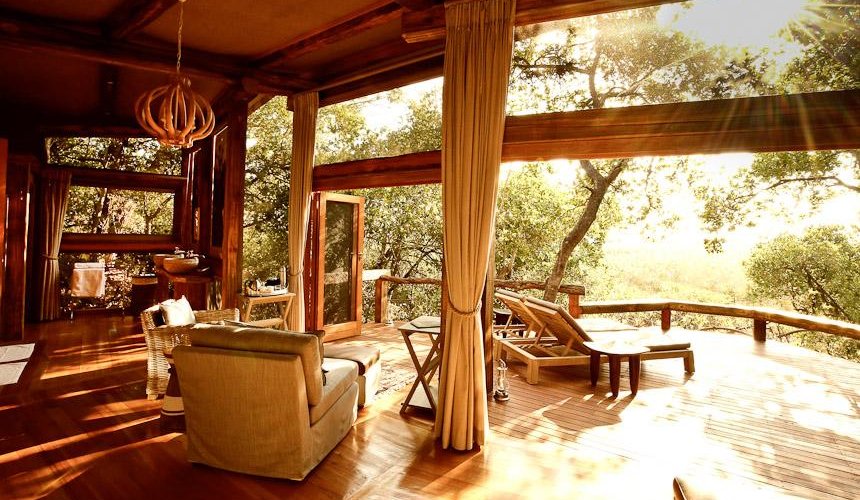 All new safari suites have exclusive and private views out and over the Okavango Delta