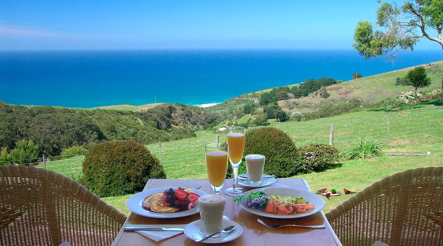 Enjoy breakfast on your private balcony