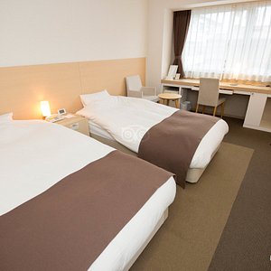 The Standard Twin Room at the Spa Hotel Alpina Hidatakayama
