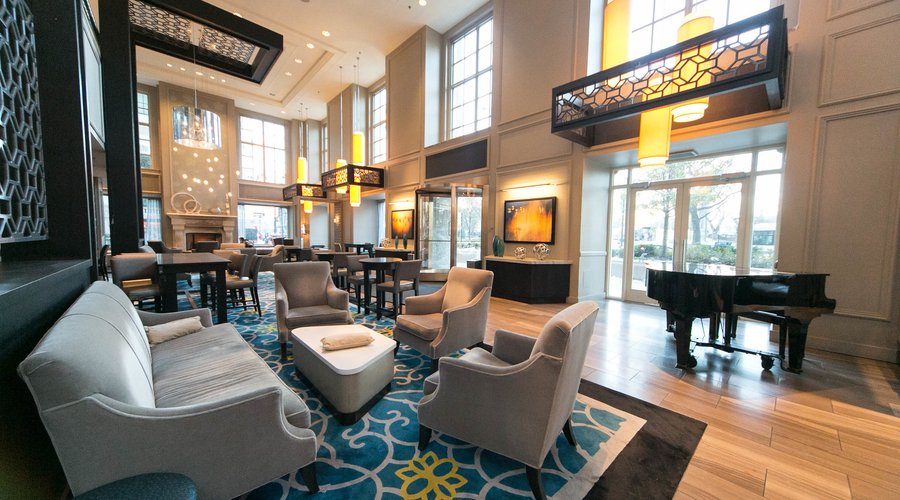 Lobby at the Hilton Chicago