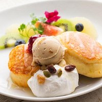 天上のビーガンパンケーキ