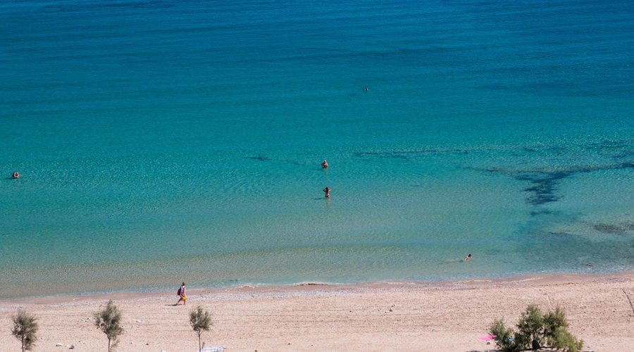 Livadi is Iraklia’s largest beach and one of the most popular.