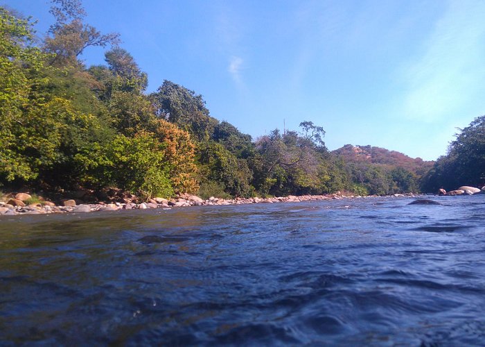 Fotografia del rio guatapuri, atraccion natural en Valledupar, cesar. 