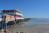 The Galveston Fishing Pier Illuminates the Gulf of Mexico