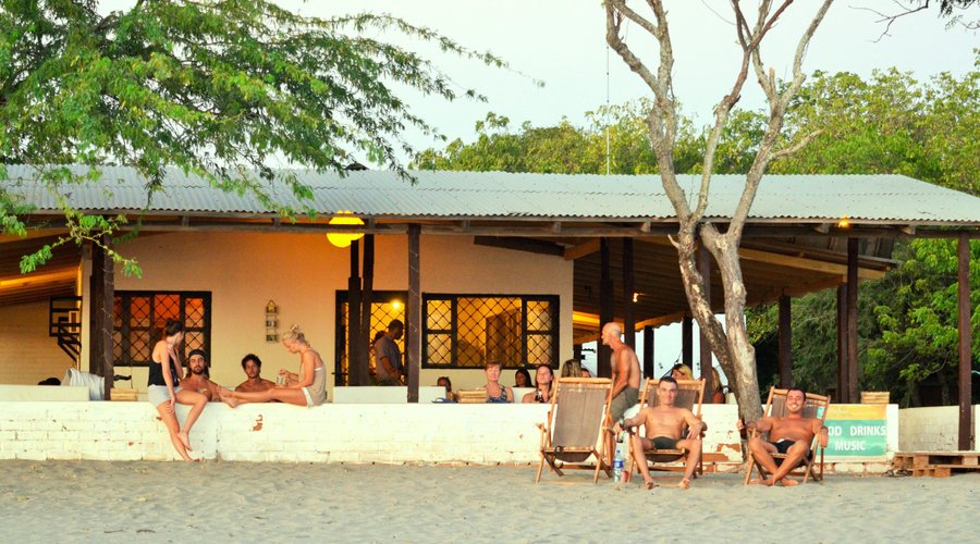 view from the beach