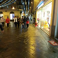 Via Prione durante le Feste Natalizie