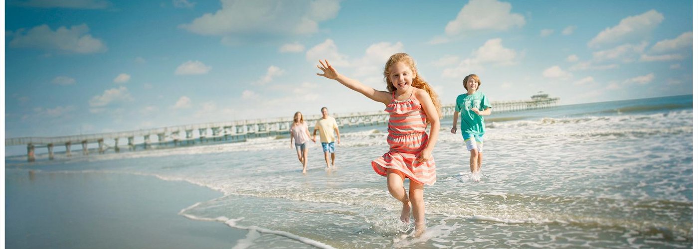 North Myrtle Beach features 9 miles of the widest (and quiestest) beaches along the Grand Strand