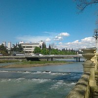 Набережная реки Сочи