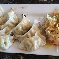 Raviolis et salade de choux