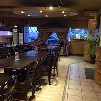 The seating area in Tito's