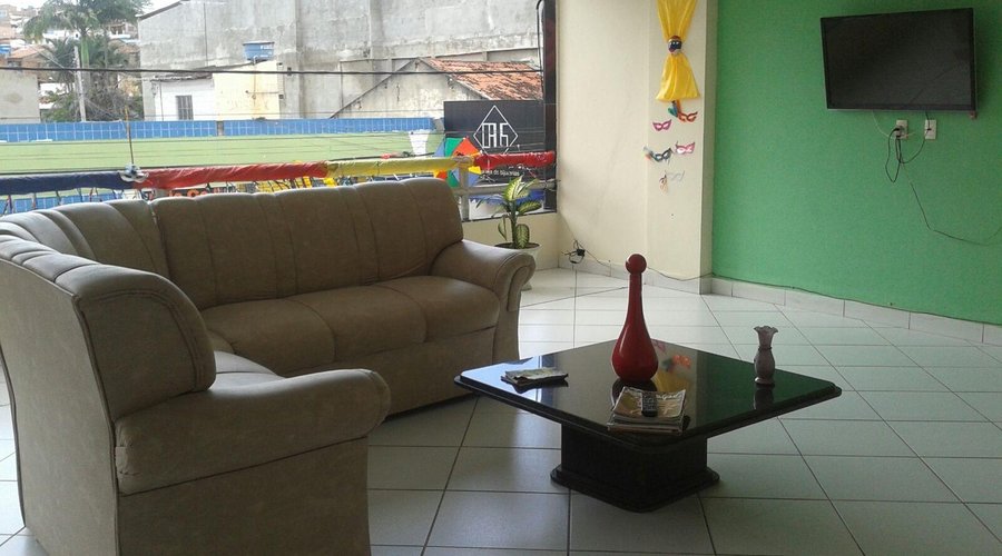 Vista da recepção, as imagens foram enviadas por whatspelo hotel, para nos mostrrem o hotel.