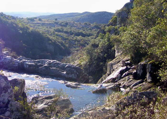 Arroyo Penitente desde el sendero justo al inicio del salto