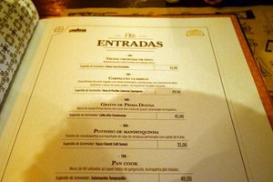 Cardápio