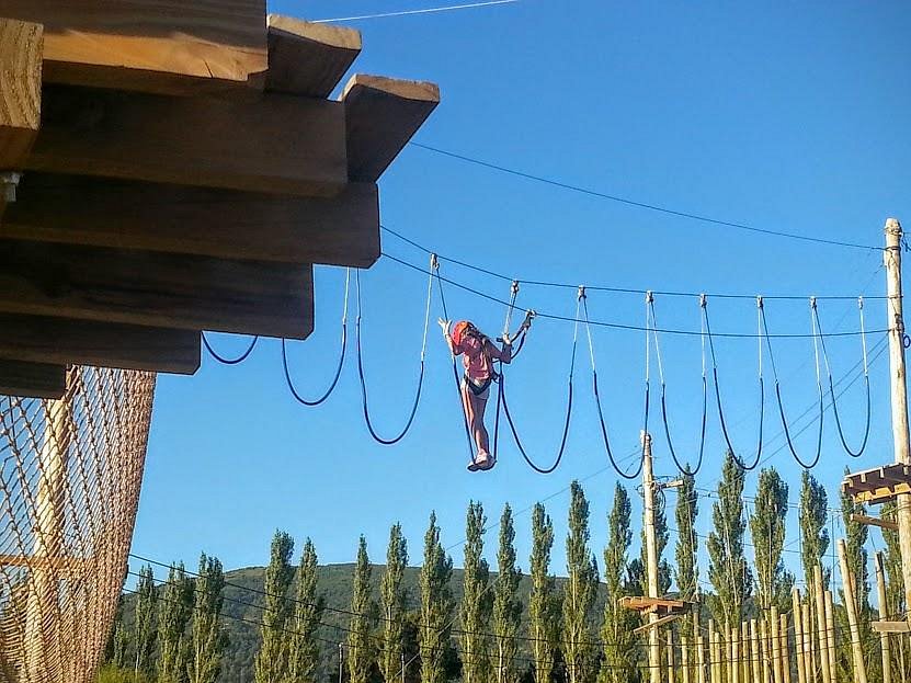 El parque cuenta tambien con pelotas inflables bubble ball - Picture of  AeroAventure, San Martin de los Andes - Tripadvisor