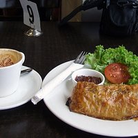 Bacon Mushroom Filo