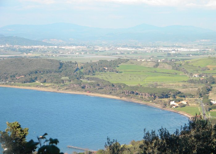 Golfo di baratti , visto da Populonia 