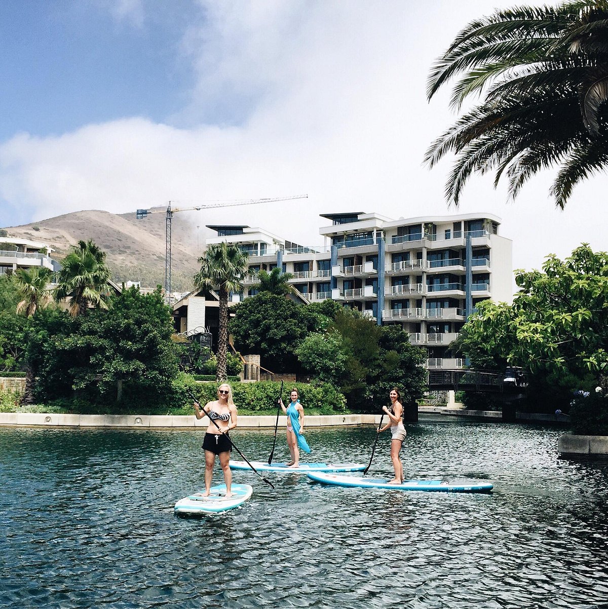 Stand Up Paddleboarding Around The Waterfront in Cape Town