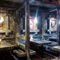 Eating hall's interior