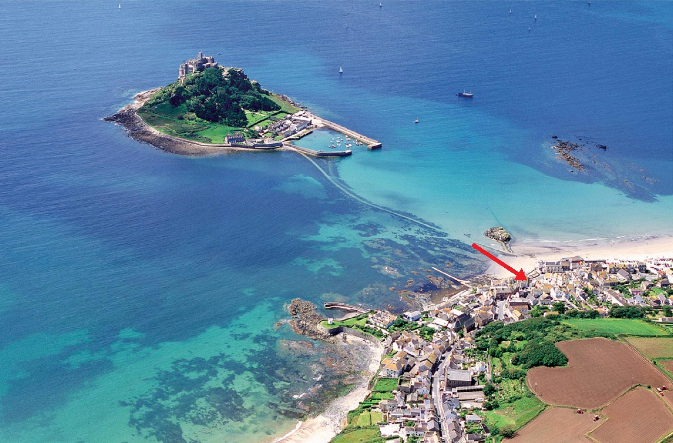 MARAZION HOTEL 195 2 8 6 Updated 2022 Prices Reviews Cornwall   Aerial Location Map 