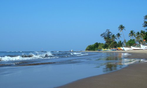 Morjim beach view