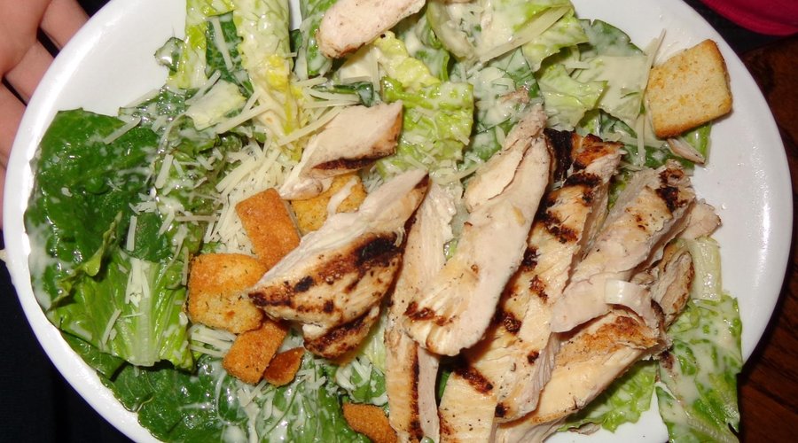 Chicken Caesar salad from the Children’s Specialty Dishes